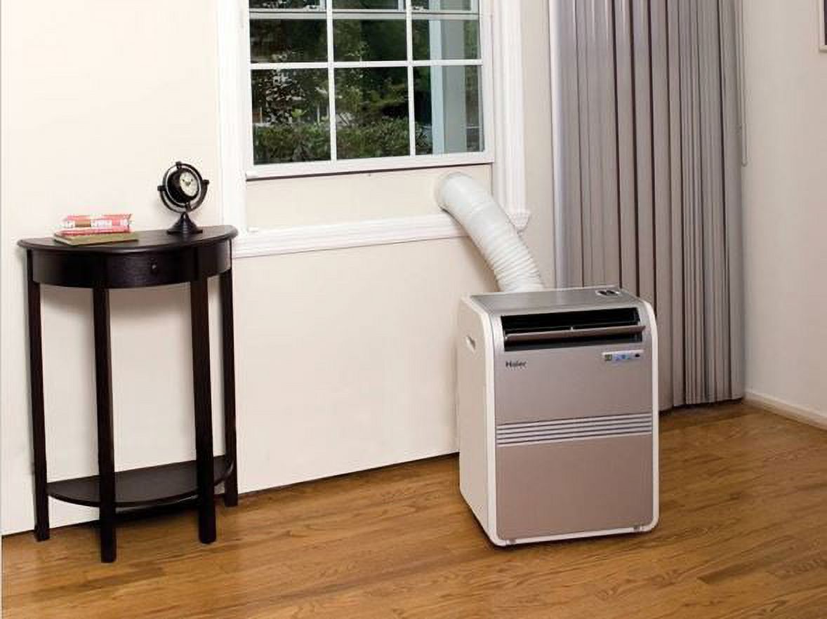 Restored Haier 8,000 BTU Portable Air Conditioner 115-Volt with Remote, Silver (Refurbished) - image 4 of 4