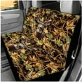 thumbnail image 3 of Yuyamidu Deer Car Seat Covers Set Camo Hunting Steering Wheel Cover Seat Belt Covers Car Armrest Cover Coasters Headrest Covers Key Chain 14 Pack Auto Interier Accessories, 3 of 7