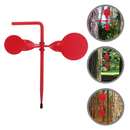 FESTFENDS 1Set Red Self-Tapping Screw Tree Targets for Shooters Outdoor Shooting Range
