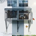 thumbnail image 4 of Cat Catio, Window Box Enclosure for Indoor Cats, Wooden Window Perch House, All Weather Comfortable Outdoor Haven for Pets, Expandable for Multi Kittens, Gray, 4 of 6