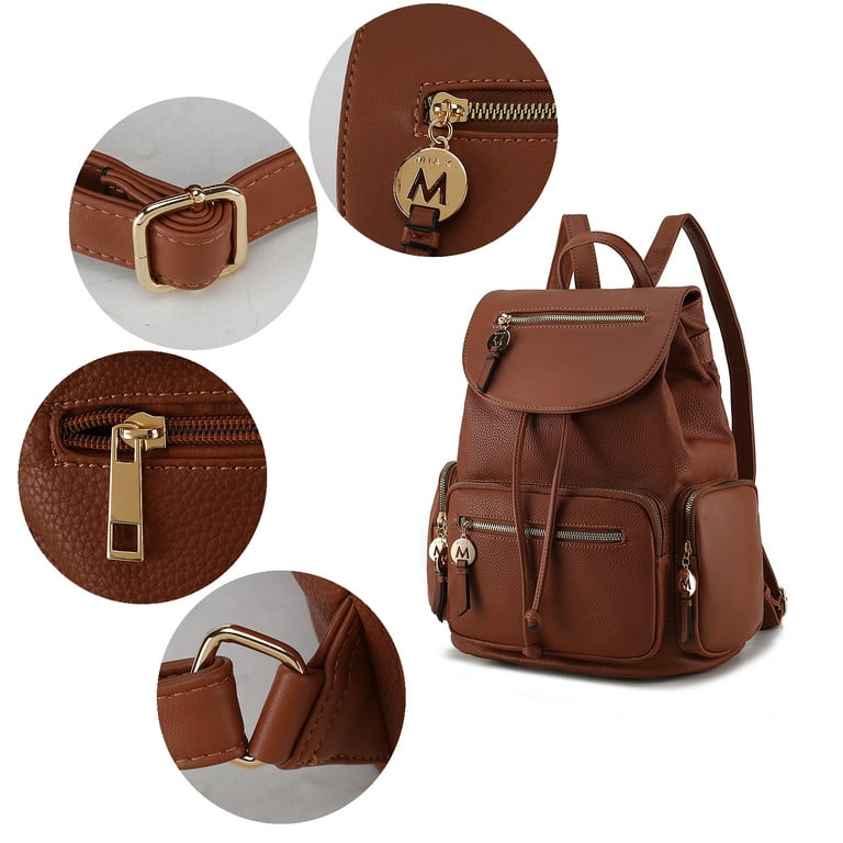  HKCLUF Backpack Purse for Women Vegan Leather Travel