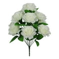 thumbnail image 2 of IPEWLEX Silk Plastic Fake Flowers, Artificial Rose Bouquet, Realistic and Long-Lasting Valentine's Day Decoration, 43x10x10cm, 2 of 6