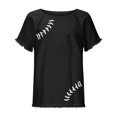 thumbnail image 4 of Camiseta de manga corta estampada casual para mujer OAVQHLG3B Store  lin121212, 4 of 5