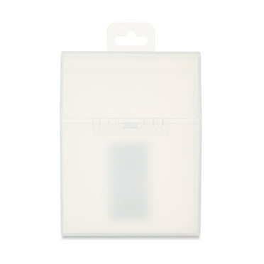 Pen+Gear Clear Plastic Crayon Box, Desktop Organizer