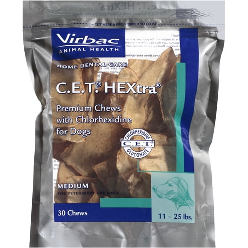 CET Hextra Chews, Medium, 30 Count