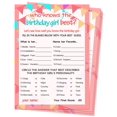 thumbnail image 2 of Yangmics Direct Who Knows The Birthday Girl Los Mejores Juegos De Cumpleaños Para Niñas: 20 Cartas De Juego, 2 of 4