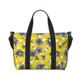thumbnail image 6 of Rocae Honeybee for Travel Shoulder Bag Top Handle Handbag with Yoga Mat Buckle for Gym, Work, Travel, 6 of 7