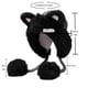 thumbnail image 3 of Gorro de punto con orejas de gato para mujer, forro polar, resistente al viento, cálido, para invierno, 3 of 7