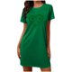 thumbnail image 2 of TaTaai Women's St. Patrick's Day Casual Nightgown Dress, Loose Round Neck 3/4 Sleeve, Soft Fabric for Home Daily Sleepwear Occasions Gift, 2 of 5