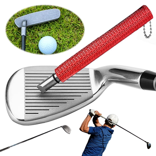 Herramienta Limpieza Y Reranurado Limpiador Palos Golf Útil para Cuñas Hierros