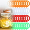 thumbnail image 6 of for Glass Clip Top Jars Replacement Silicone Leak-proof Seals Mason Jar Gaskets Sealing Rings Rings RED, 6 of 8