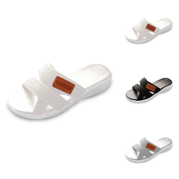 Women's Summer Fashion Cloth Flip Flops Outdoor Casual Comfortable Beach Slippers
