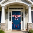 thumbnail image 6 of Antqov 4th of July Door Cover 35x73" Patriotic Front Door Cover US Flag Memorial Day Decoration Independence Day Large Hanging Door Covers Banner for Outdoor Porch Party Home Decor, 6 of 6