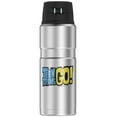 thumbnail image 2 of Teen Titans Go Logo, THERMOS STAINLESS KING Stainless Steel Drink Bottle, Vacuum insulated & Double Wall, 24oz, 2 of 7