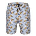 thumbnail image 3 of Fotbe Cute Sloth Trajes de Baño Estampados para Hombre, Shorts de Verano de Secado Rápido, Ropa de Playa, Bañadores-Small, 3 of 6