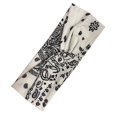 thumbnail image 1 of Banda para el cabello con estampado deportivo de estilo europeo y americano para mujer, banda para el cabello con cruz de anacardo, banda para el cabello para lavarse la cara, 1 of 6