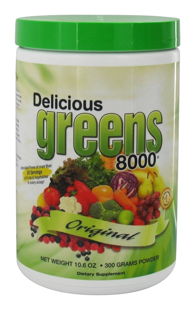 Greens World Delicious Greens 8000, Original, 10.6 oz (300 g) Powder