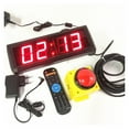 thumbnail image 4 of 2.3" Programmable 10S Countdown /up wall clock Stopwatch Remote LED Interval Timer Clock For Home Gym Fitness Fitness Equipment, 4 of 6