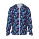 thumbnail image 1 of Fotbe purple flower blue Skull Chaqueta con Protección Solar UPF 50+ para Hombre y Mujer, Camisa con Capucha y Bolsillos-Large, 1 of 7