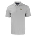 thumbnail image 2 of Men's Cutter & Buck  Gray/White Quinnipiac Bobcats Forge Eco Double Stripe Stretch Recycled Polo, 2 of 3