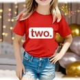thumbnail image 5 of Phcqqok Fourth of July Shirt Trendy Girls Happy Birthday Print T Shirt Cute Short Sleeve Top for Teen Kids Casual Comfortable Tee for Fans and Present 8-9 Years, 5 of 6