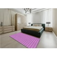 thumbnail image 5 of Ahgly Company Machine Washable Indoor Rectangle Transitional Violet Purple Area Rugs, 6' x 9', 5 of 7