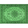 thumbnail image 1 of Ahgly Company Indoor Rectangle Persian Emerald Green Traditional Area Rugs, 2' x 4', 1 of 4