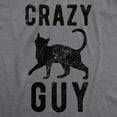 thumbnail image 2 of Mens Crazy Cat Guy T Shirt Funny Pet Kitty Lover Tee Graphic Tees, 2 of 9