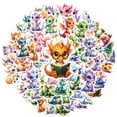 thumbnail image 2 of 35pcs-50pcs Adorable Stationery Stickers Mythical Kids Stickers Cute Animal Stickers for Luggage Phone, 2 of 9