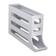 thumbnail image 5 of Porta huevos para refrigerador, 4 niveles, bandeja para huevos, gran capacidad, organizador, automático gris, 5 of 9