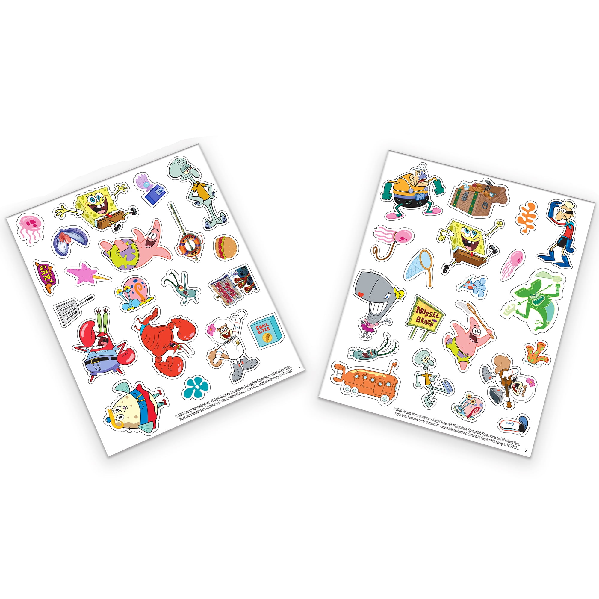 Magnetic Creations Tin: Spongebob - Creative Storytelling Playset, 40 Pop-Out Magnets, Beautiful Play Scene, Mix & Play Toy, Kids-Toddlers Ages 3+