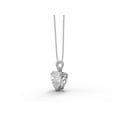 thumbnail image 2 of Mooneye 6.00 Ct Heart Moissanite Diamond 925 Sterling Silver Solitaire Women Gifts Pendant Necklace, 2 of 4