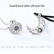 thumbnail image 5 of Magnetic Couple Necklaces Sun And Moon Magnetic Couple Necklaces 100 Languages I Love You Projection Couples Necklace Matching Necklace For Couples Gift ANGGREK Magnetic Couple Necklaces, 5 of 8
