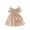 Orange, variant on WBQ Toddler Girls Summer Dress with Crossbody Bag 2-9 Years Little Girls Puff Sleeve Square Neck Floral Printed Princess Dress Casual Party Dress Baby Girl Tutu Dress