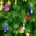 thumbnail image 3 of PENIKOKO Hanging Ball Ornaments Assorted Color 12Pcs 1.6X1.2X1.2In Plastic Classic, 3 of 8