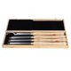 thumbnail image 2 of 4PCS Lathe Turning Tool Set Removable Wooden Handle Incisive Hard Alloy Steel Lathe Tool for Woodworking, 2 of 5