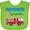 Apple Green, variant on Inktastic Future Firefighter Kids Fireman Boys Baby Bib