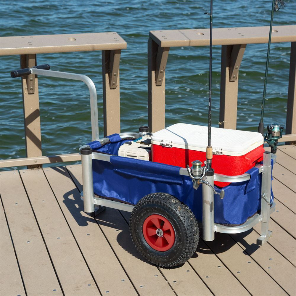 Harbor Mate Fishing and Beach Cart with Rugged Wheels 