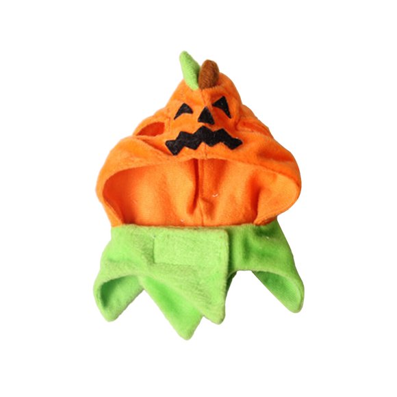 Halloween Cat Hat Pet Hats Funny Pumpkin Hat Dress up for Pet Cat Dog Party Cosplay Decoration (Free Size)
