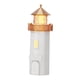 thumbnail image 2 of Lámpara de mesa con forma de faro y altavoz Bluetooth, ideal para la decoración de la habitación de los niños. Blanco, 2 of 9