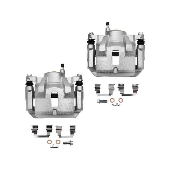 Front Brake Caliper Set - Compatible with 2003 - 2008 Toyota Corolla 2004 2005 2006 2007