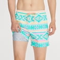 thumbnail image 2 of Men's Chubbies 5.5-inch Swim Trunks Color: Teal Multi Size: L 5 INCH, 2 of 4