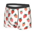 thumbnail image 2 of Naloa Hand Drawn Strawberry Print Mens Underwear - Boxers for Men, Classic Briefs for Men, 2 of 9