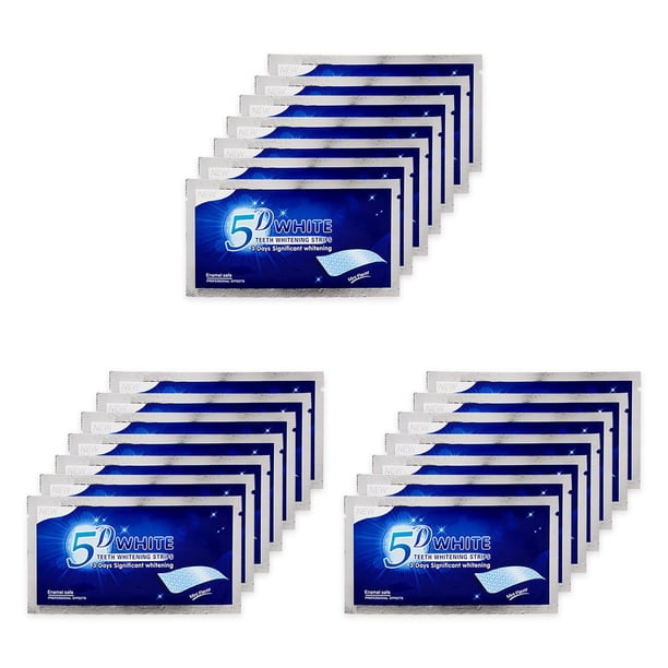 Vogacara Pegatinas para blanquear los , removedor de placa portátil, blanqueador, tiras de Gel para eliminar manchas de té con tarjeta de Type4 NO4