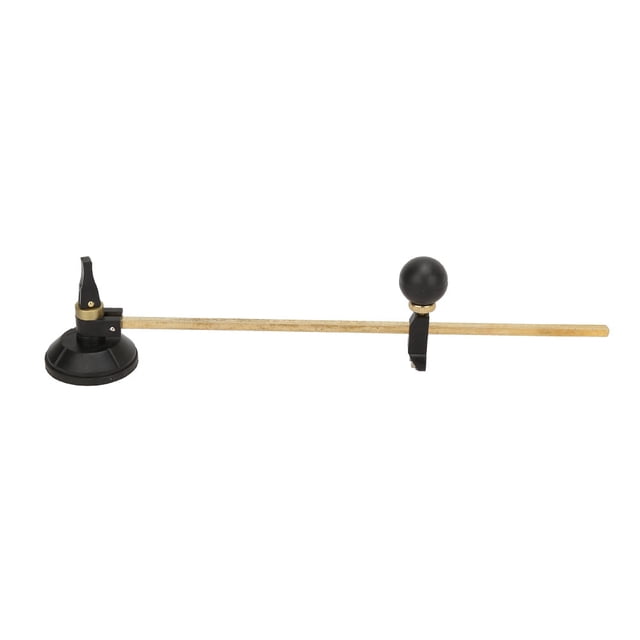 Cortador de vidrio con brújula de 6 ruedas y cortador circular con ventosa (60 cm)