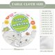 thumbnail image 2 of Jorge y Marta-theme Fitted Round Tablecloths Elastic Edged Table Covers Waterproof Table Cloth for Kitchen Holiday Party Tables Decor 150cm, 2 of 6