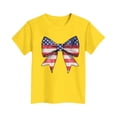 thumbnail image 4 of FamilyThread Kids Fourth of July Shirt for Boys Girls Red White and Blue Shirt America Flag Short Sleeve Patriotic American Flag Kids Clothing, 4 of 4