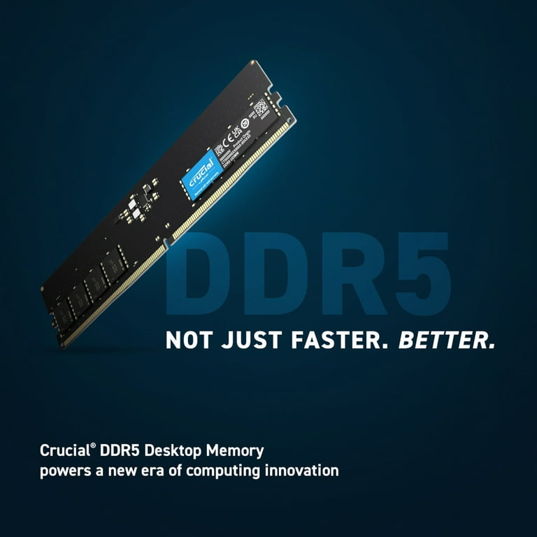 Micron 32GB (2 x 16GB) DDR5 SDRAM Memory Kit - Walmart.com