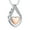 Rose Gold, variant on Teardrop Urn Necklace for Ashes Heart Shape Memorial Keepsake Pendant for Human Ashes for Women Gift