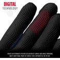 thumbnail image 2 of Guantes de bateo de béisbol Franklin Sports MLB Digitek, gri, 2 of 5